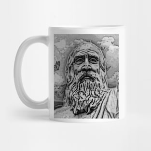 Diogenes Black And White Portrait | Diogenes Artwork Mug